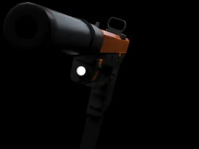 Glock 007 Free 3D model