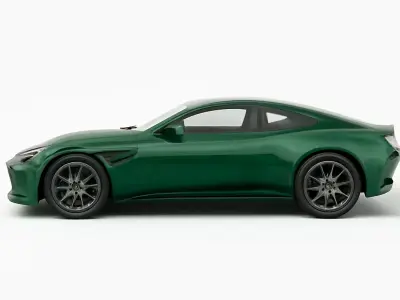  Aston Martin DB12 British Racing Green 3D model