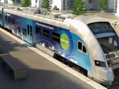 730ML Europe Express 3D model