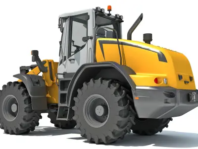  Wheel Loader 3D model