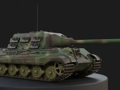 Jagdpanzer VI Jagdtiger PBR Model 3D model