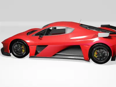 Ferrari 296 GTB GT3 3D model