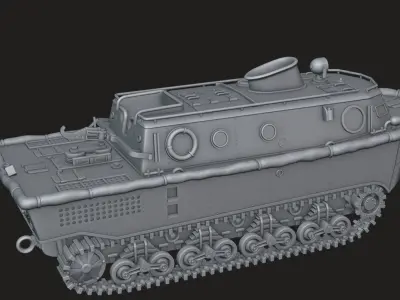 Landwasserschlepper 3D print model