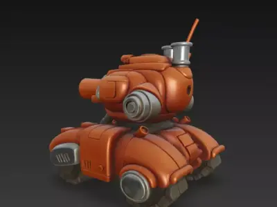 Metal Slug Tank 01 Free 3D print model