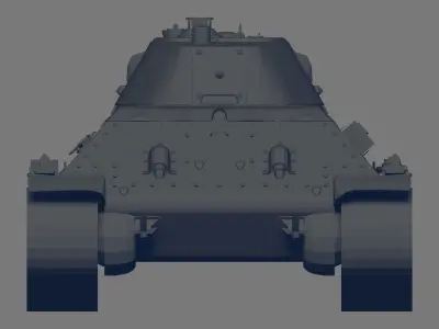 T 34 1940 3D model
