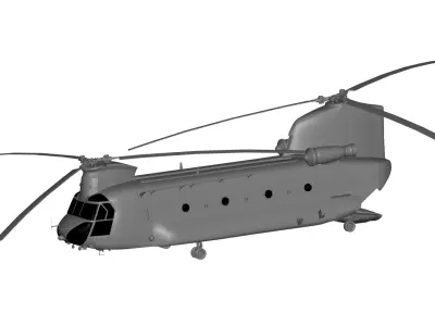 Boeing CH-47 Chinook 3D model buy