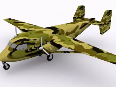 M28 skytruck Low-poly 3D model
