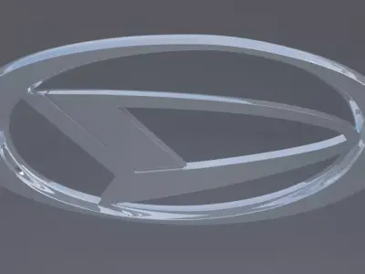 Daihatsu Logo 3D model