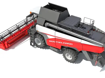 Combine Harvester 3D model purchase
