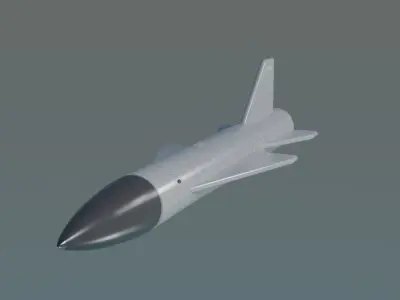 Russian KH-22 STORM Anti Ship Missile 3D print model