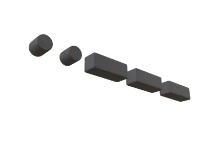 Morse Code 2 v1 001 Low-poly 3D model