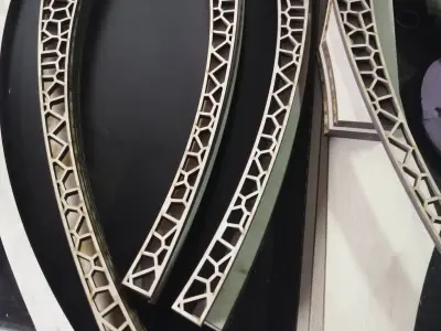 Coffee Table laser cut 6mm plywood 3D print model