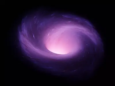 Wormhole Galaxy 3D model