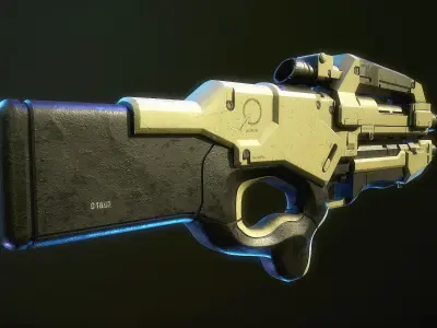 M96 Mattock Mass Effect 3D model