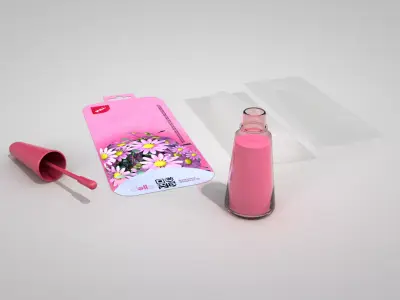 Card 05 Nail Polish 3D model