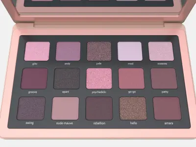 Eyeshadow Palette 15 Shadows Natasha Denona 3D model