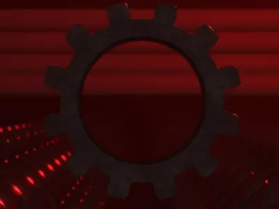 12 Tooth gear Free 3D model