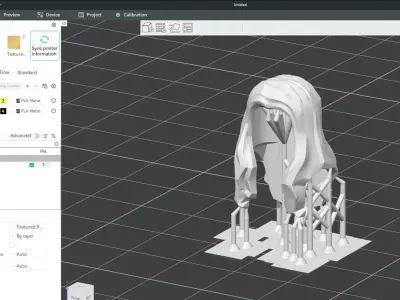 Custom3Dprint Minifigure Accessory - Minifigure Hair S2 - 101 3D print model