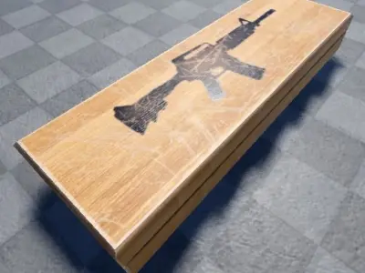 Weapon Cleaning Kit Low-poly 3D model