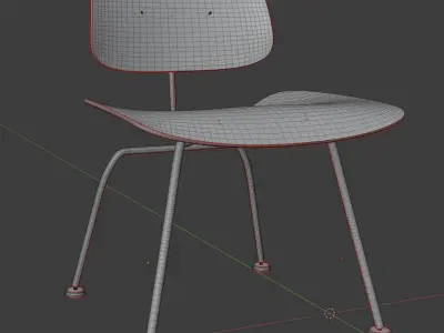 Eames- DCM chair 3D model