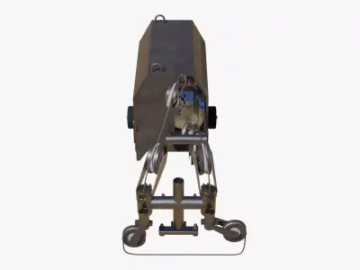 Diamond Wire Concrete Slab Cutting Machine 3D model
