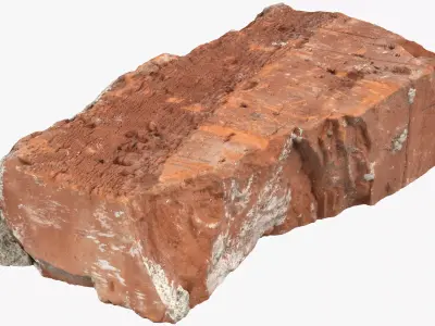 Broken Brick 02 3D model