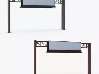 Billboard 4 Collection 3D Model Pack