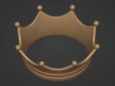 Royal Crown  Low-poly 3D model