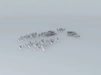 Railway station Free 3D model purchase