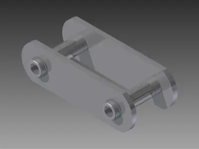 Transport chain pitch 100mm Free 3D model