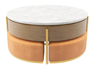 Coffee Table 3D model 30