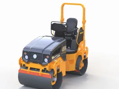 Road Roller 4 3D model