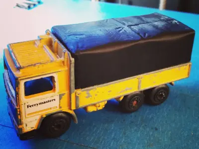 Matchbox Volvo Tilt Truck Model Replacement Part 3D print model