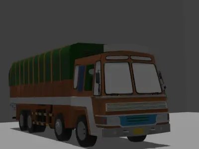 ASHOK LEYLAND  NP TRUCK  Low-poly 3D model