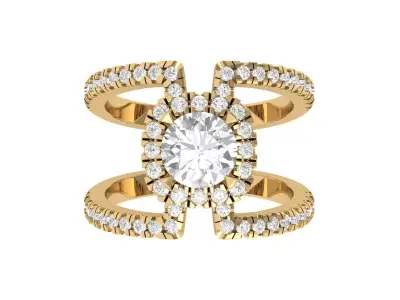 Wedding Ring  3D print model 440