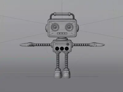 Robot 3D model 70