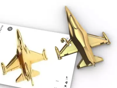 dije- colgante jet -v- 3D print model