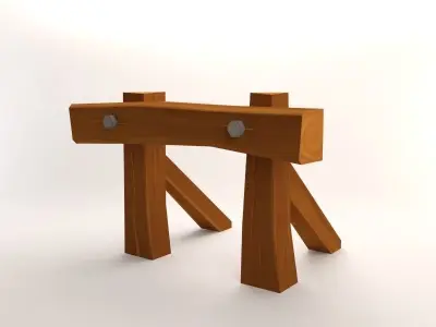 Cartoon Wild West Pack Low-poly 3D model
