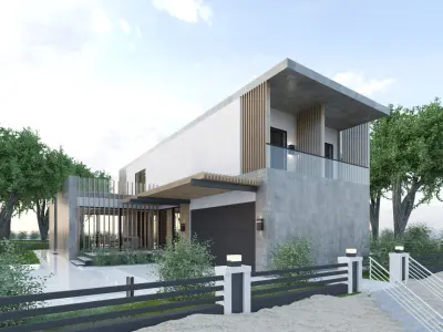  Beach Villa Exterior and Interior 