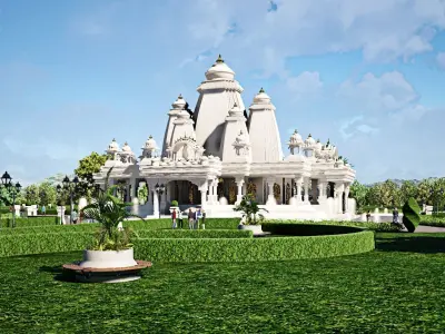 HIndu Temple  3D model by daman1818