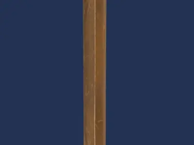 Shortsword Bronze Low-poly 3D model