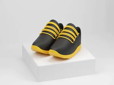 High quality  shoe 3d model Low-poly 3D model