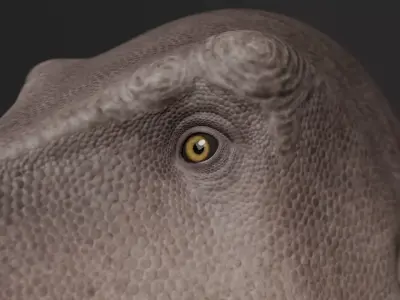 Tyrannosaurus Rex Rigged Low-poly 3D model