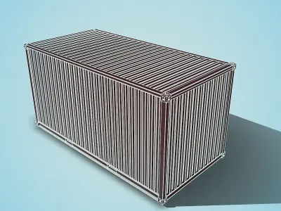 Cargo container 3D model