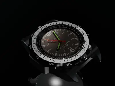 North Edge EVOQUE 2 Wristwatch 3D Model Free low-poly 3D model