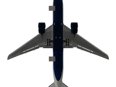 Boeing 777-200ER British Airways 3D model