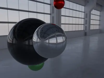 HDRI - Factory Hall Interior 3 Texture