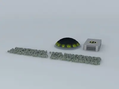 RAW main hub Philadelphia International Airport-Cargo Terminal Free 3D model
