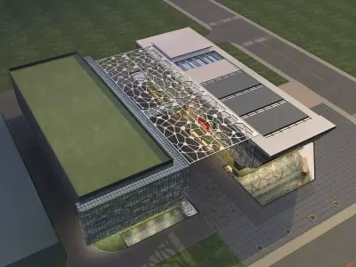 Office Building 3D model 63