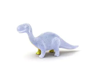 Smiling Green Dinosaur model pack Low-poly 3D model